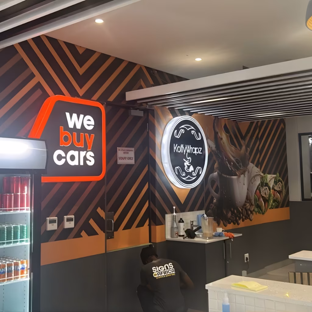 KoffyWrapz indoor setup creating job opportunities